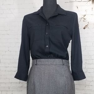 New York & Company faux 2 piece dress